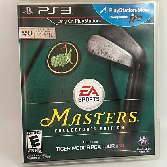 Playstation Other - Sony Masters Collector's Edition PS3 Video Game - Dark Green & Yellow